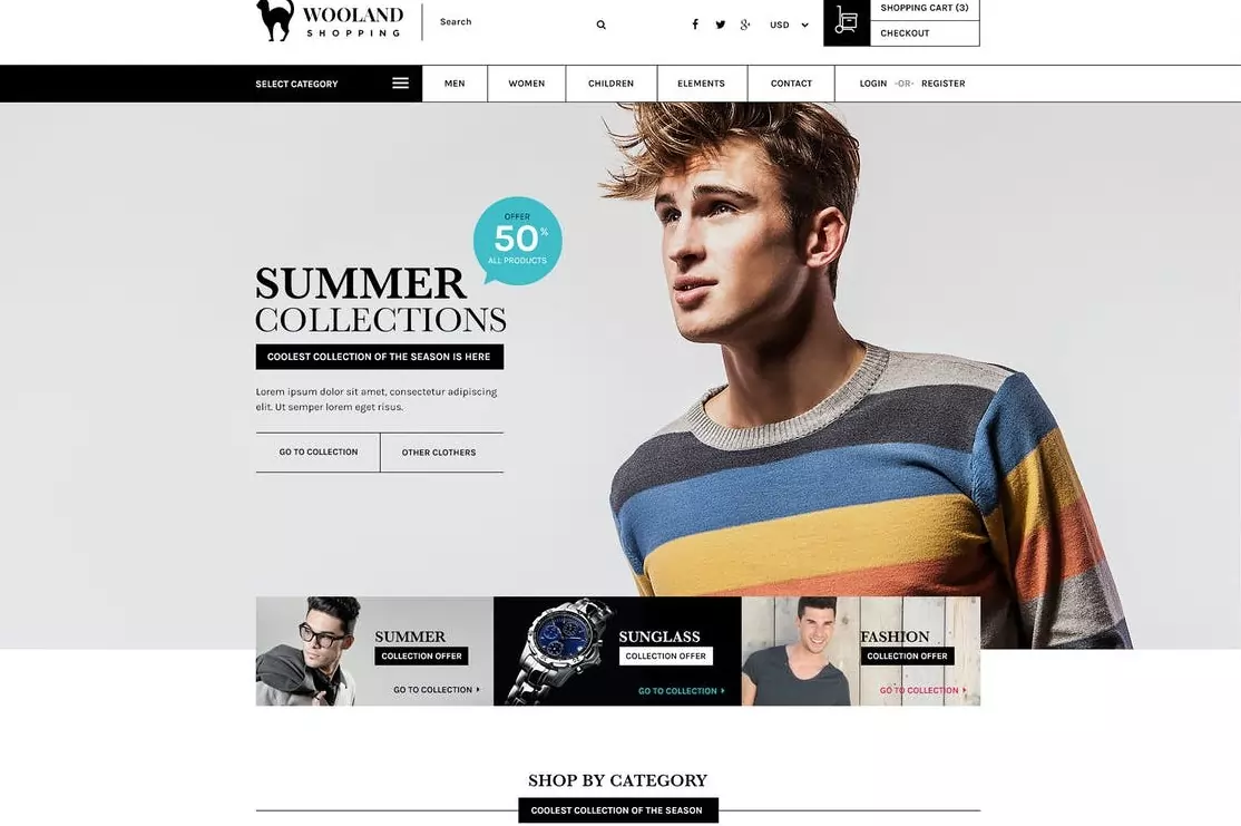 eCommerce website design